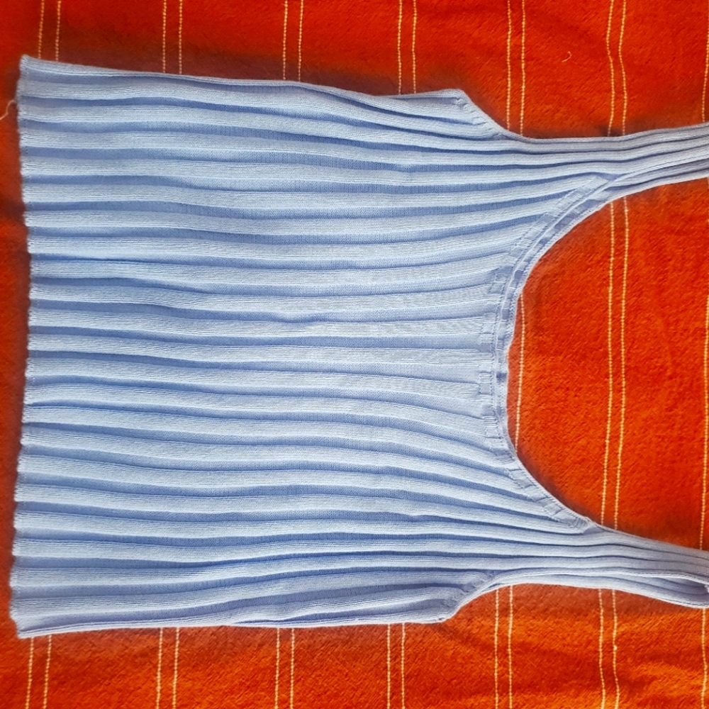 Baby Blue Knitted Crop top